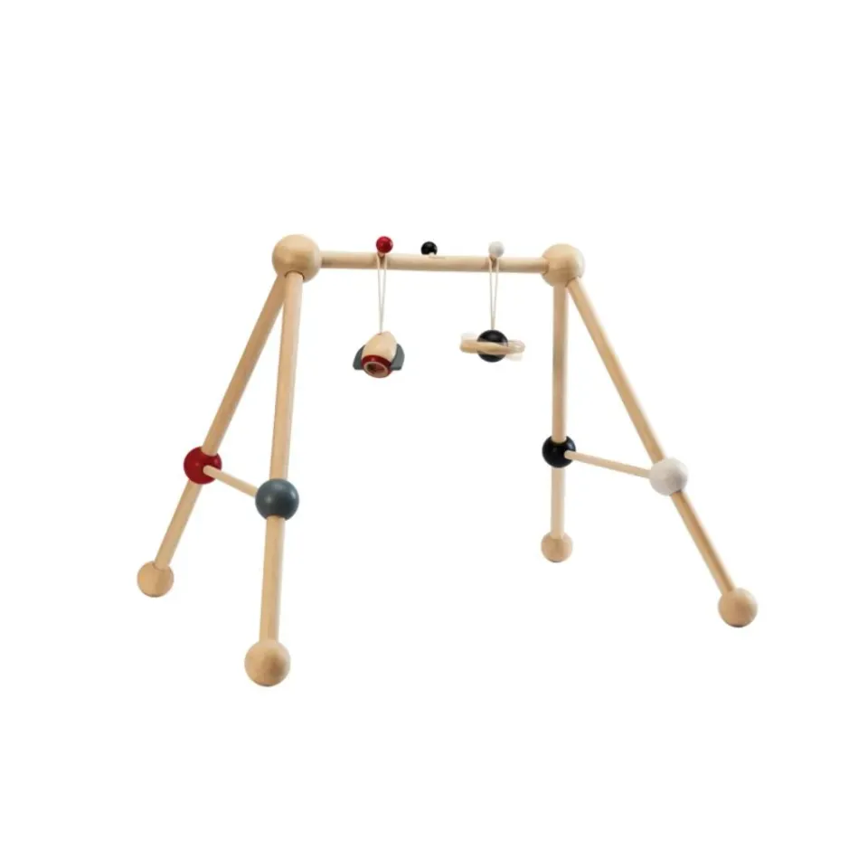 PlanToys Play Gym arche d’éveil contraste bois